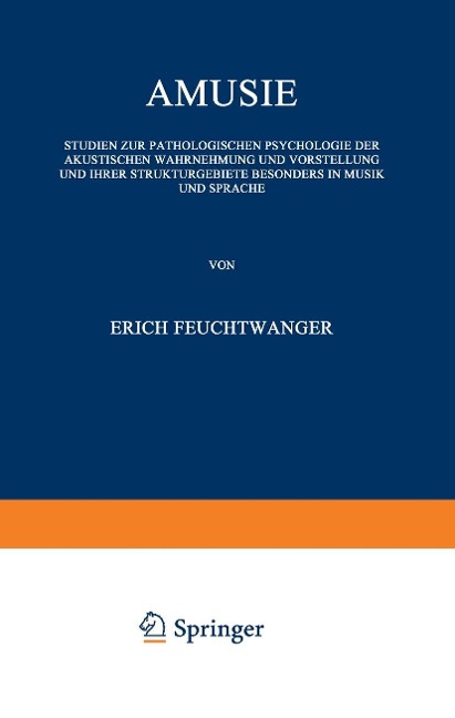 Amusie - Erich Feuchtwanger