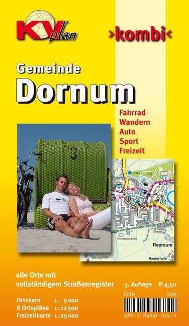 Dornum, KVplan, Radkarte/Freizeitkarte/Stadtplan, 1:25.000 / 1:12.500 / 1:5.000 - 