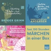 Cover-Bild zum Titel 'Die richtig große Märchen-Box' von 'Hans Christian Andersen, Brüder Grimm'