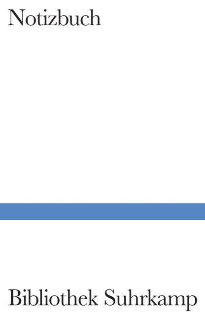 Bibliothek Suhrkamp Notizbuch 2016 - 