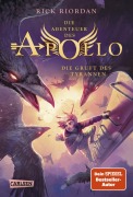 Cover-Bild zum Titel 'Die Abenteuer des Apollo 4: Die Gruft des Tyrannen' von 'Rick Riordan'