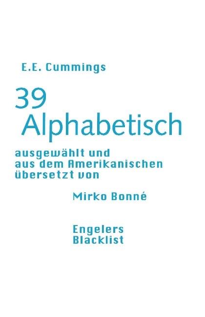 39 Alphabetisch - E. E. Cummings
