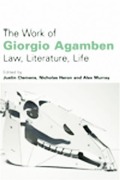 Cover-Bild zum Titel 'Work of Giorgio Agamben' von ''