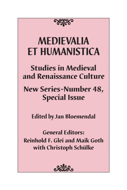 Medievalia Et Humanistica, No. 48 - 