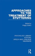 Cover-Bild zum Titel 'Approaches to the Treatment of Stuttering' von ''