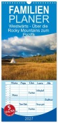 Cover-Bild zum Titel 'Familienplaner 2027 - Westwärts - Über die Rocky Mountains zum Pazifik mit 5 Spalten (Wandkalender, 21 x 45 cm) CALVENDO' von 'Thomas Holtgräwe'