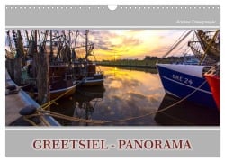 Cover-Bild zum Titel 'Greetsiel-Panorama (Wandkalender 2026 DIN A3 quer), CALVENDO Monatskalender' von 'Andrea Dreegmeyer'