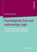 Cover-Bild zum Titel 'Psychologische Tests und mehrwertige Logik' von 'Matthias Buntins'