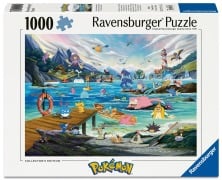 Cover-Bild zum Titel 'Erwachsenenpuzzle 1000 Teile - Pokémon - Vaporeon and Temperate Marine' von ''