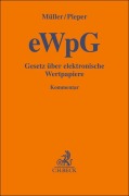 Cover-Bild zum Titel 'Gesetz über elektronische Wertpapiere (eWpG)' von ''