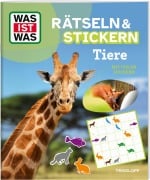 Cover-Bild zum Titel 'WAS IST WAS Rätseln und Stickern: Tiere' von ''