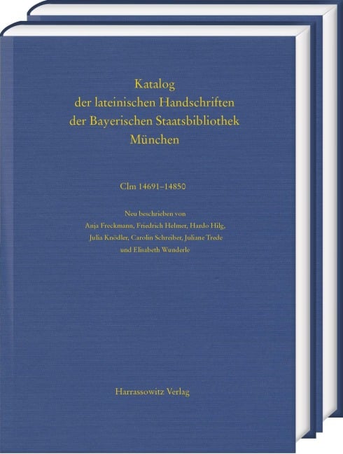 Die Handschriften aus St. Emmeram in Regensburg. Pars 2,6: Clm 14691-14850 - 