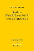 Cover-Bild zum Titel 'Staatliche Öffentlichkeitsarbeit in sozialen Netzwerken' von 'Nicolas Harding'