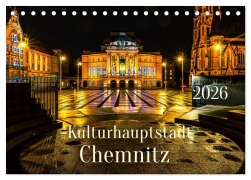 Cover-Bild zum Titel 'Kulturhauptstadt Chemnitz (Tischkalender 2026 DIN A5 quer), CALVENDO Monatskalender' von 'Solveig Rogalski'