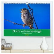 Notre nature sauvage, les passereaux d'Europe (Calendrier mural 2026 DIN A2 vertical) calendrier de bureau - Alain Gaymard