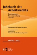 Cover-Bild zum Titel 'Jahrbuch des Arbeitsrechts. Gesetzgebung - Rechtsprechung - Literatur.... / Jahrbuch des Arbeitsrechts' von ''