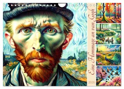 Cover-Bild zum Titel 'Eine Hommage an van Gogh (Wandkalender 2026 DIN A4 quer), CALVENDO Monatskalender' von 'Marco Warstat'