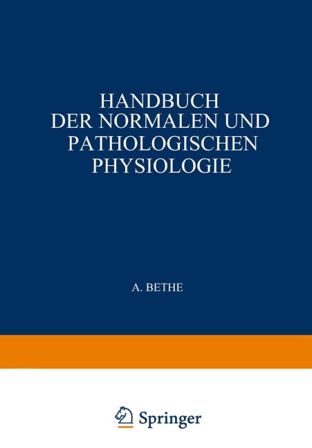 Energieumsatz - A. Bethe, A. Ellinger, G. Embden, G. V. Bergmann