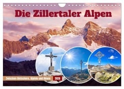 Cover-Bild zum Titel 'Die Zillertaler Alpen (Wandkalender 2026 DIN A4 quer), CALVENDO Monatskalender' von 'Christa Kramer'