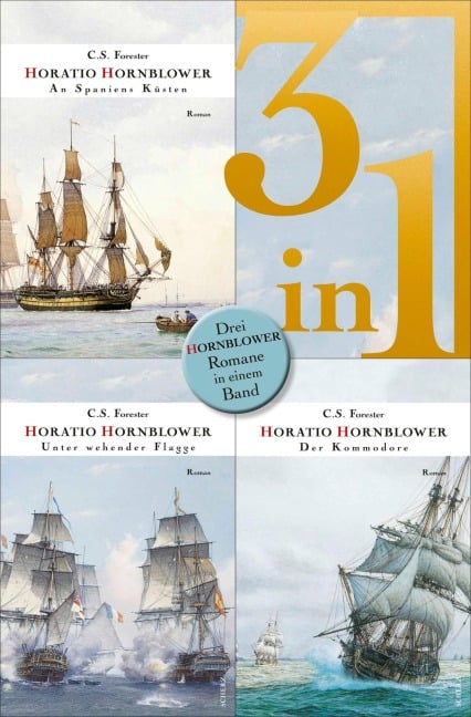 An Spaniens Küsten / Unter wehender Flagge / Der Kommodore - Drei Romane in einem Band - C. S. Forester