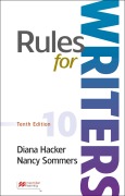Cover-Bild zum Titel 'Rules for Writers' von 'Diana Hacker, Nancy Sommers'