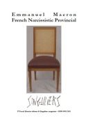 Cover-Bild zum Titel 'Emmanuel Macron French Narcissistic Provincial (Artists & Satires, #10)' von 'Pascal Maurice'