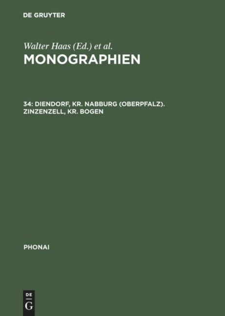 Diendorf, Kr. Nabburg (Oberpfalz). Zinzenzell, Kr. Bogen - 