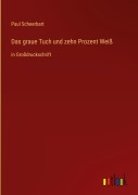 Cover-Bild zum Titel 'Das graue Tuch und zehn Prozent Weiß' von 'Paul Scheerbart'
