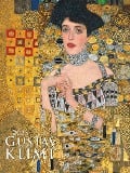 Gustav Klimt 2025 - Bild-Kalender 42x56 cm - Kunst-Kalender - Metallicfolienveredelung - Wand-Kalender - Malerei - Alpha Edition - 