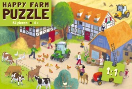 Cover-Bild zum Titel 'Puzzle - Happy Farm' von 'Suza Kolb'