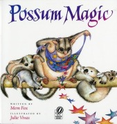 Cover-Bild zum Titel 'Possum Magic' von 'Mem Fox'