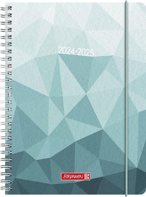 Schülerkalender 2024/2025 "Ice Vector ", 2 Seiten = 1 Woche, A5, 208 Seiten - 