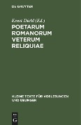 Poetarum Romanorum veterum reliquiae - 