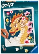 Cover-Bild zum Titel 'CreArt, Malen nach Zahlen Adults Trend - Feuerdrache Flora' von ''