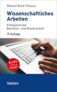Cover-Bild zum Titel 'Wissenschaftliches Arbeiten' von 'Manuel René Theisen'