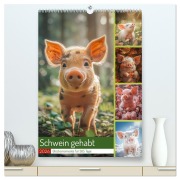 Cover-Bild zum Titel 'Schwein gehabt (hochwertiger Premium Wandkalender 2026 DIN A2 hoch), Kunstdruck in Hochglanz' von 'Steffen Gierok-Latniak'