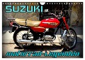 Motorrad-Legenden: SUZUKI (Wandkalender 2024 DIN A4 quer), CALVENDO Monatskalender - Henning von Löwis of Menar