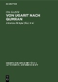Cover-Bild zum Titel 'Von Ugarit nach Qumran' von 'Otto Eissfeldt'