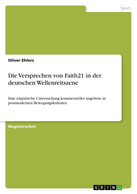 Die Versprechen von Faith21 in der deutschen Wellenreitszene - Oliver Ehlers