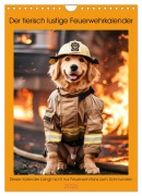 Cover-Bild zum Titel 'Der tierisch lustige Feuerwehrkalender (Wandkalender 2026 DIN A4 hoch), CALVENDO Monatskalender' von 'Peter Rübsamen'
