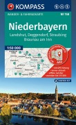 Cover-Bild zum Titel 'KOMPASS Wanderkarten-Set 158 Niederbayern (2 Karten) 1:50.000' von ''