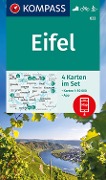 KOMPASS Wanderkarten-Set 833 Eifel (4 Karten) 1:50.000 - 