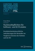Cover-Bild zum Titel 'Nachmarktpflichten für Software- und KI-Produkte' von 'Soraya Weiner'