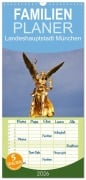 Cover-Bild zum Titel 'Familienplaner 2026 - Landeshauptstadt München mit 5 Spalten (Wandkalender, 21 x 45 cm) CALVENDO' von 'Peter Schickert'