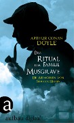 Cover-Bild zum Titel 'Das Ritual der Familia Musgrave' von 'Arthur Conan Doyle'