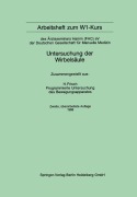 Cover-Bild zum Titel 'Arbeitsheft zum W1-Kurs' von 'Herbert Frisch'