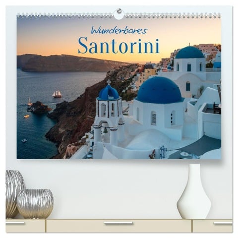 Wunderbares Santorini - Matteo Colombo (hochwertiger Premium Wandkalender 2025 DIN A2 quer), Kunstdruck in Hochglanz - Matteo Colombo