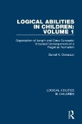 Cover-Bild zum Titel 'Logical Abilities in Children: Volume 1' von 'Daniel N. Osherson'