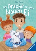 Cover-Bild zum Titel 'Der Drache aus dem blauen Ei' von 'Nina Blazon'