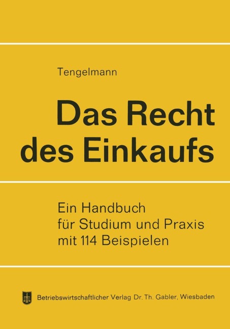 Das Recht des Einkaufs - Curt Tengelmann